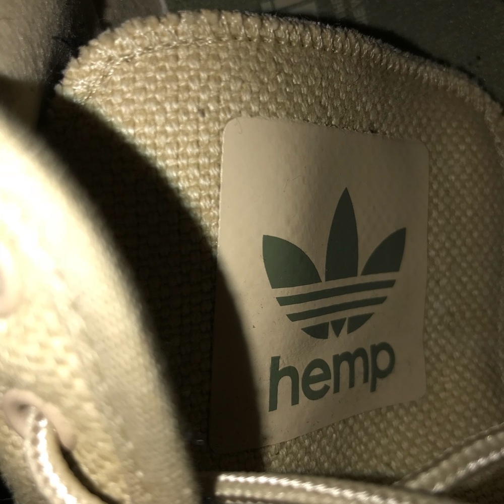 Limited addition adidas hemp shoes